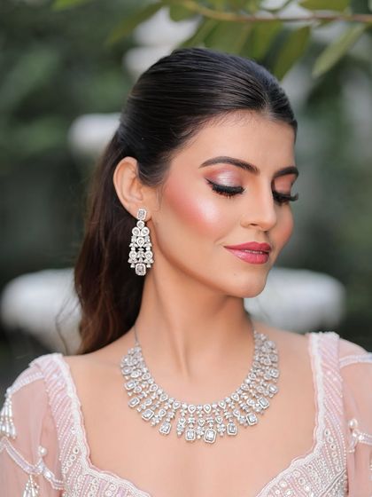 Celestial magic unlocked. One blend of blush and a sparkle of glitter is all it takes to create this dreamy, glowing look.