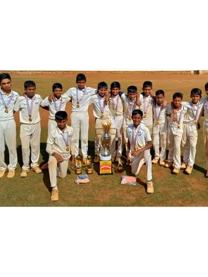 The full squad of our U-13 Amateur Cup winning team. Teamwork makes the dream work.