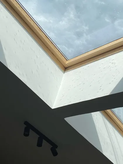 We find beauty in the details, like the sky seen through our studio windows. We hope our space brings a sense of peace and inspiration to everyone who visits.