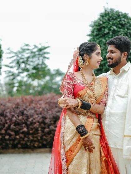 A duplicate of 251, a romantic portrait of the couple after their ceremony.