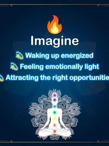 Imagine waking up energized, feeling emotionally light, and attracting the right opportunities. This is what life feels like when your chakras are balanced and your energy is flowing freely.