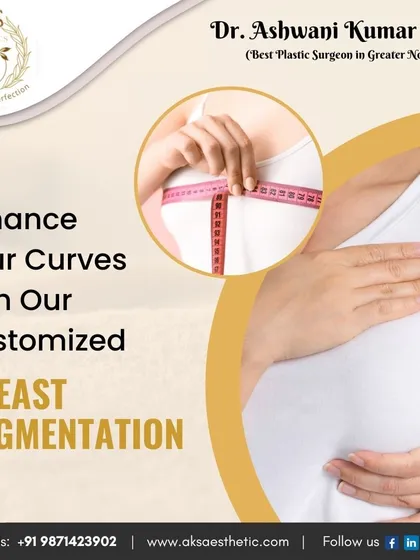 I offer customized breast augmentation procedures to enhance your natural curves. Each surgery is tailored to the individual's anatomy and desired outcome.