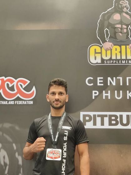 Jitendra representing India and winning silver at ADCC Thailand 2022. A brilliant performance against top competitors.