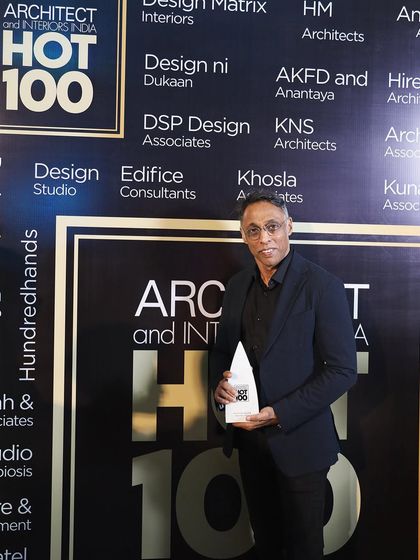 I was thrilled to be recognized among the Hot 100, a list of the top 100 architects in India by Architect and Interiors India magazine.