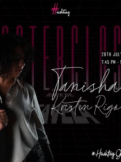 The official poster for a masterclass by Tanisha Rigo at our Gurgaon studio. We provide all the details you need to register for these high-demand workshops.