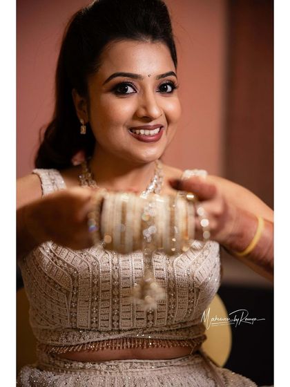 Makeovers by Ramya - Bridal & Special Occasion Makeup Glamorous Reception & Sangeet Styles photo 49