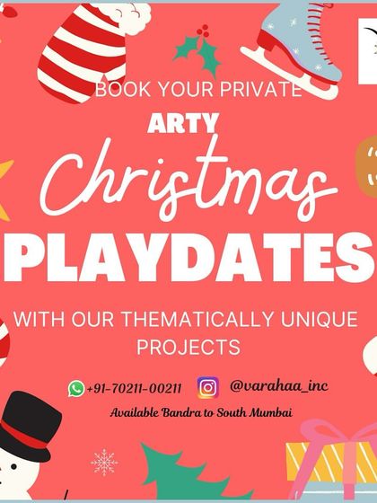 Looking for a private, arty Christmas playdate? I create thematically unique projects that make for a memorable and creative holiday celebration, available from Bandra to South Mumbai.