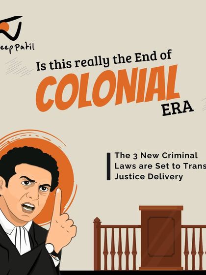 A post questioning the end of the colonial era with the introduction of three new criminal laws. These reforms are set to transform justice delivery in Bharat, moving us towards a truly modern and indigenous legal system.