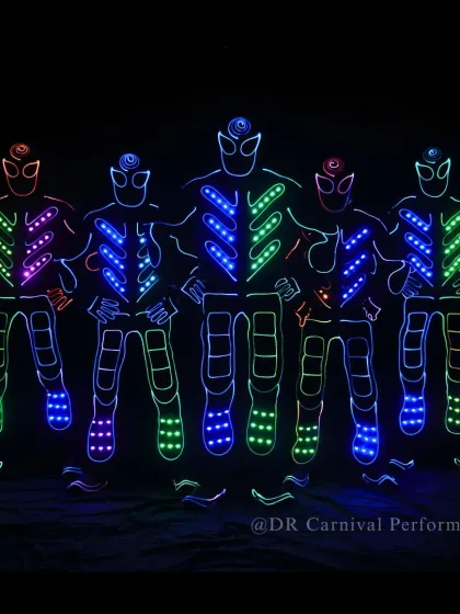 DR Carnival Performers - LED & Futuristic Performers Electrifying Tron Dance Shows photo 3