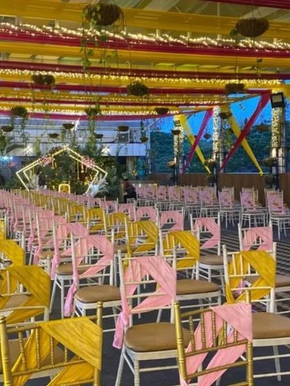 Vibrant Haldi & Sangeet Setups photo 14