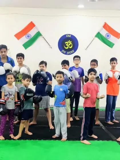 Sunday Funday at the academy. A great turnout for our Muay Thai class, with both kids and adults training together.