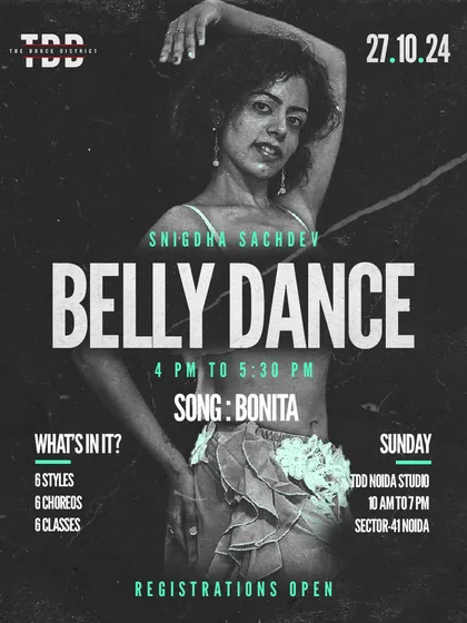 A closer look at our Belly Dance workshop for the Intensive. The song is "Bonita" and the energy will be off the charts.