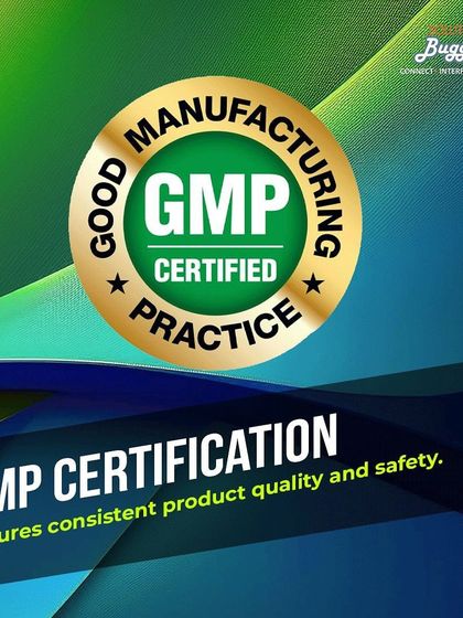 Good Manufacturing Practice (GMP) certification ensures that products are consistently produced and controlled according to quality standards. I help set up GMP-compliant processes for reliable and safe manufacturing.