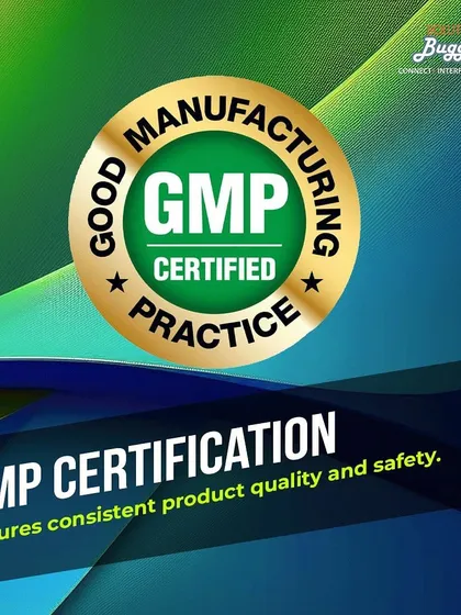 Good Manufacturing Practice (GMP) certification ensures that products are consistently produced and controlled according to quality standards. I help set up GMP-compliant processes for reliable and safe manufacturing.
