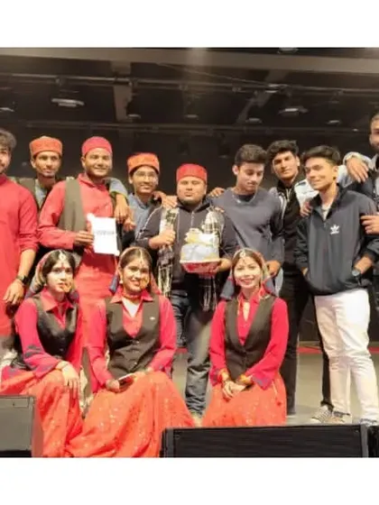Here we are after a successful performance at the Lokfolk Dance Competition at JDMC College. I also choreograph and prepare teams for folk dance events, blending traditional styles with modern energy.