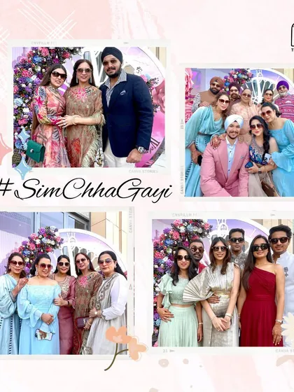 More group shots showing the variety of guests and the fun everyone had at the #SimChhaGayi celebration in Jaipur.