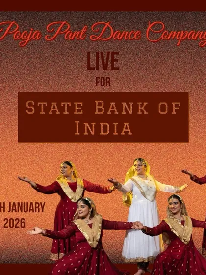 We create bespoke performances for prestigious corporate events. This was for a Republic Day celebration for the State Bank of India, where my team and I presented a specially choreographed piece that was both traditional and engaging for the occasion.
