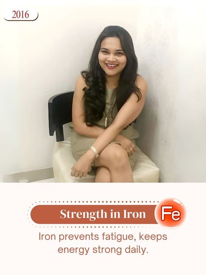 A throwback to 2016, a time when I emphasized the importance of iron. Maintaining healthy iron levels is key to preventing fatigue and keeping your energy strong day after day.