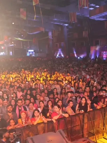 This is my view from the stage. A sea of happy, engaged faces is the ultimate reward and my biggest motivation. I have extensive experience managing and energizing large-scale audiences at major festivals.