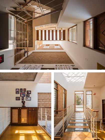 Additional views showcasing the variety of interior spaces we design, from living rooms and bedrooms to staircases and quiet corners, all united by our philosophy of sustainable, soulful design.