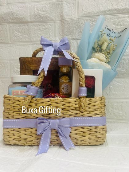 The final look of the Ghibli-inspired birthday hamper, a perfect example of how I can turn a client's vision into a handcrafted reality.