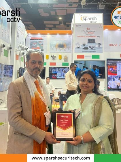 Receiving an award at the Traffic InfraTech Expo. This recognition fuels my drive to keep innovating for safer infrastructure.