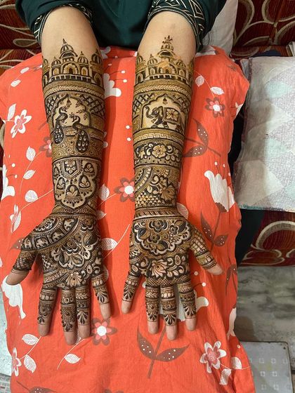 Lucky Mehndi Artist - Bridal Mehndi Full Bridal Mehndi (Hands & Arms) photo 11