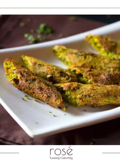 Our Hara Bhara Kebabs are a flavorful and healthy vegetarian option. Made with fresh green vegetables and spices, these kebabs are a testament to our ability to craft delectable journeys for every palate.