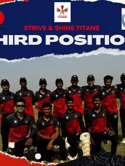 The third-place team of SSPL 2024, the Strive & Shine Titans. Congratulations on a strong tournament performance.