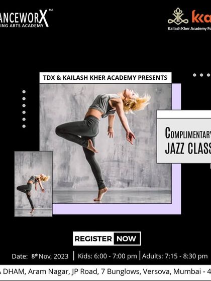 We are excited to offer a complimentary Jazz Class in collaboration with the Kailash Kher Academy. This is a great opportunity to experience our teaching and join our growing community.