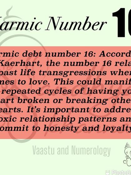 Sandhya Khanna - Numerology Consultation Understanding Your Karmic Numbers photo 4