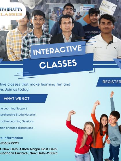 Our interactive classes and solution-oriented discussions make learning effective and fun. This photo shows our founder with a group of happy, successful students, reflecting our commitment to their growth.