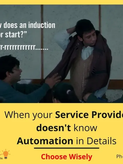 When your service provider doesn't know automation in detail, it can be a problem. Make sure you ask questions and choose wisely. I am always happy to explain every detail of my work.