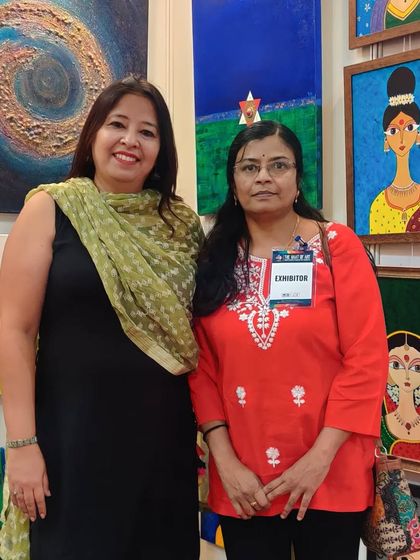 More glimpses from The Haat of Art exhibition at Jayamahal Palace. It was a fantastic event with a huge footfall and lots of appreciation.