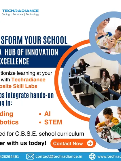 We partner with schools to create hubs of innovation. Our Composite Skill Labs integrate hands-on training in coding, robotics, AI, and STEM, tailored to the C.B.S.E. curriculum.