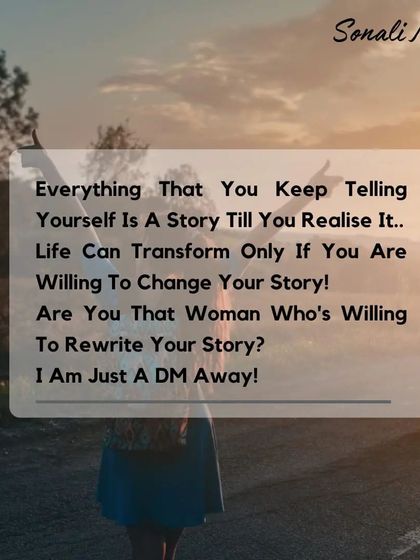 Everything you keep telling yourself is just a story until you realize you have the power to change it. Are you willing to rewrite your story? I am just a DM away.