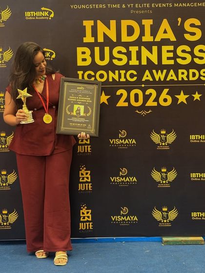 Another proud moment, showcasing the award that recognizes our dedication to creating happy memories.