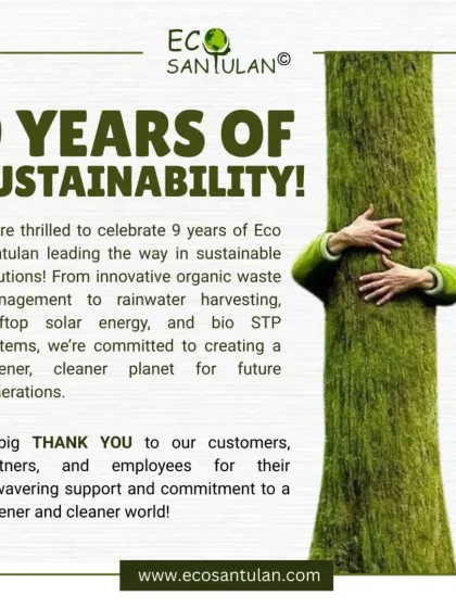 We are thrilled to celebrate 9 years of leading the way in sustainable solutions. A big thank you to our customers, partners, and employees for their commitment to a greener world.