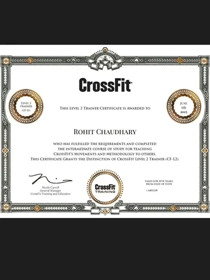 My commitment to coaching is backed by official credentials. Earning my CrossFit Level 2 Trainer certificate was a key milestone, representing a deep understanding of the methodology and a dedication to the highest standards of coaching.