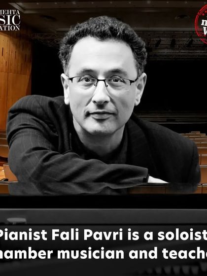 Introducing Fali Pavri, a distinguished pianist and teacher who began his journey in Mumbai and is now a professor at the Royal Conservatoire of Scotland. He is a regular mentor to our students.