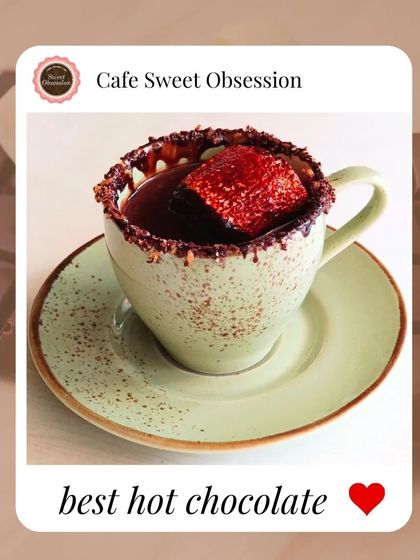 Our rich, creamy hot chocolate is perfection in a cup, especially during the monsoon. Topped with a toasted marshmallow, it's the ultimate cozy drink.