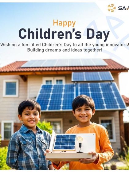 We are building a brighter future for the next generation. On Children's Day, we celebrate the young innovators who will inherit a cleaner planet, powered by sustainable choices made today.