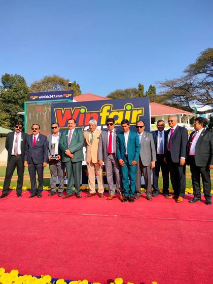 The Saddle Cup presentation.