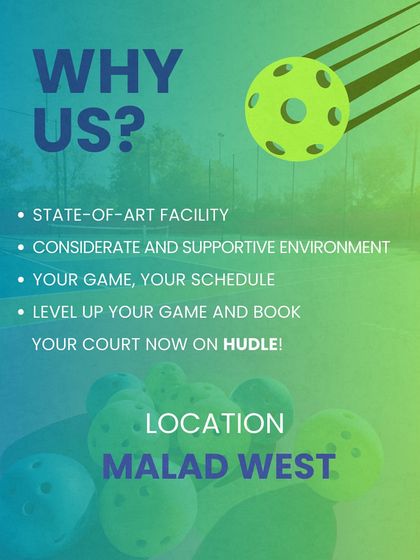 A quick summary of why you should play here. This poster for my Malad West location emphasizes the state-of-the-art facility and the supportive environment I foster for all players.