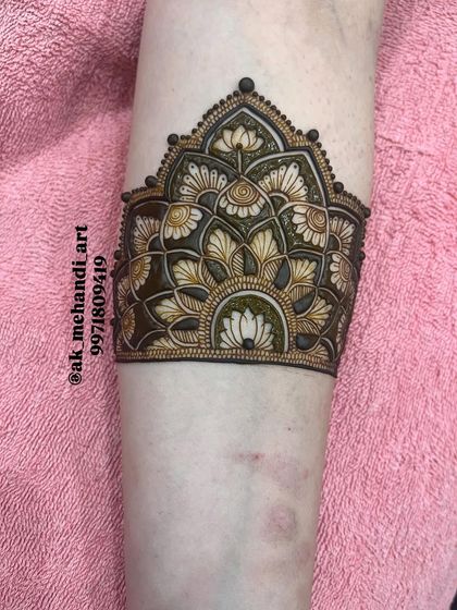 Abhishek Kumar - Bridal Mehndi Signature Patterns: Jaal, Lotus & 3D Effects photo 27