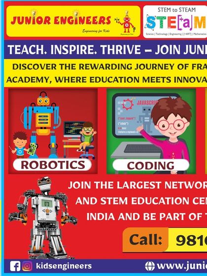 Our seasonal promotions, like this Diwali offer, are designed to help you spark success with a new business venture. This advertisement highlights our core educational pillars of Robotics, Coding, and LEGO, all part of the franchise package available at a discounted fee to kickstart your journey.