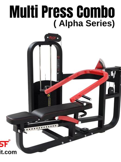 A studio shot of the Alpha Series Multi-Press Combo.
