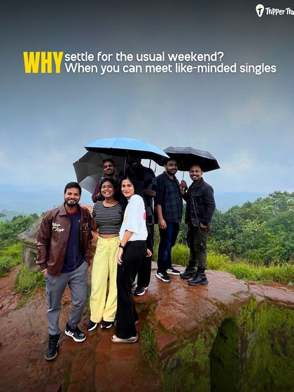 Why settle for the usual weekend when you can meet like-minded singles in the misty hills of Sakleshpur? No plus-ones, no pressure, just good times.