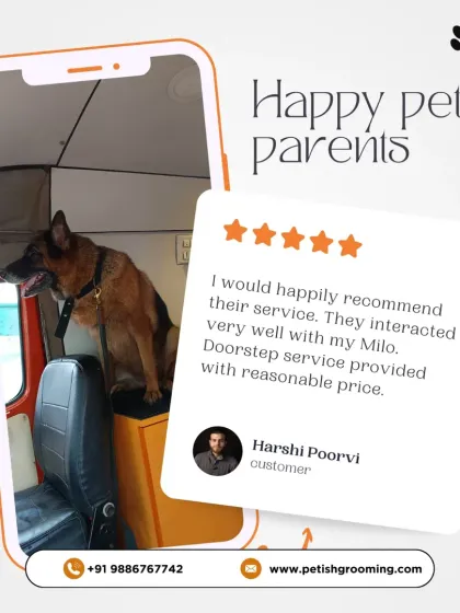 Petish Grooming - Mobile Grooming for Dogs & Cats Happy Pet Parents: Reviews & Testimonials photo 8