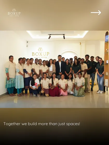 Together we build more than just spaces. A proud moment with my entire team at the opening of our new office.